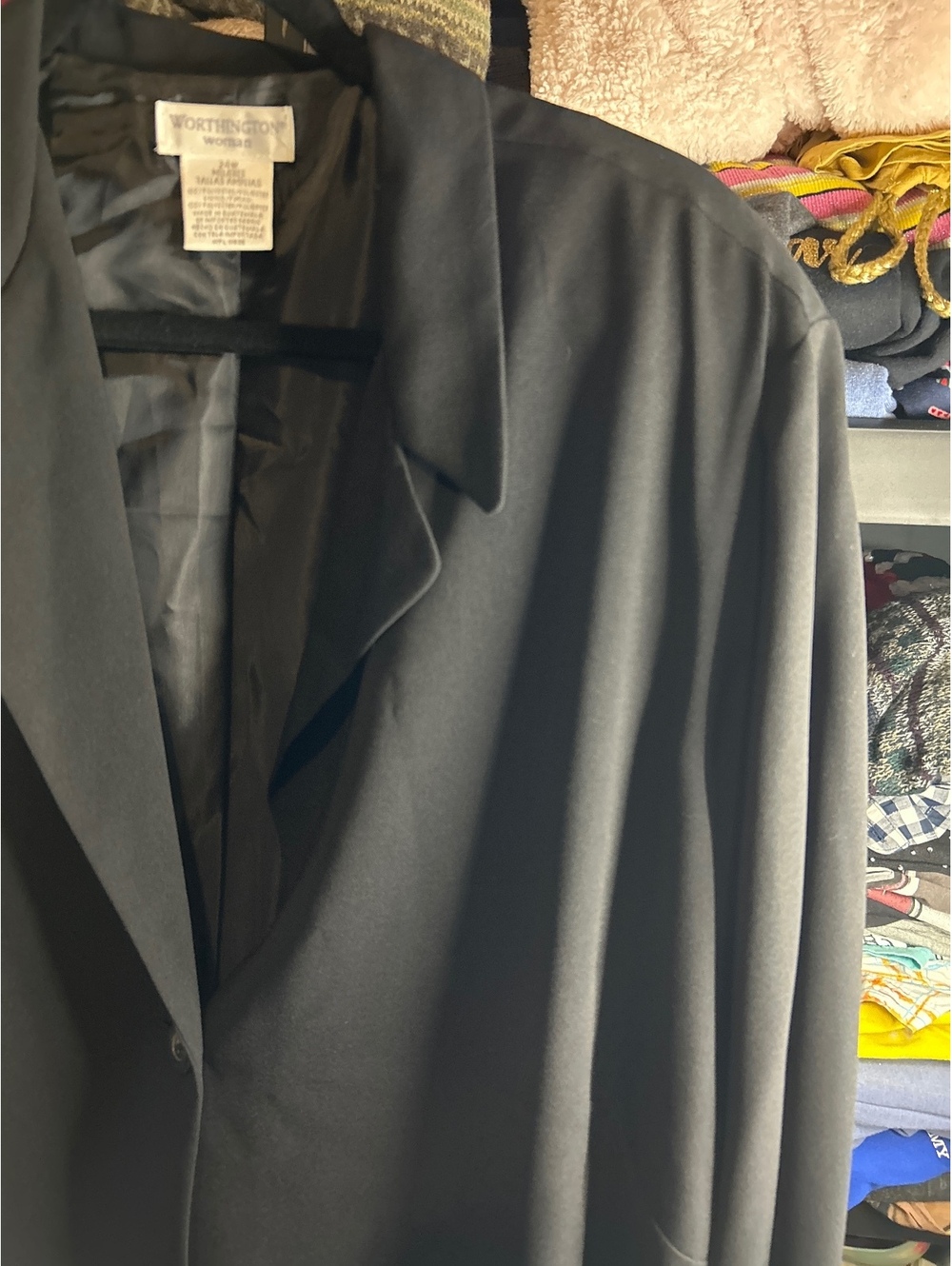 Worthington Woman Black Blazer Jacket Size 24W Plus